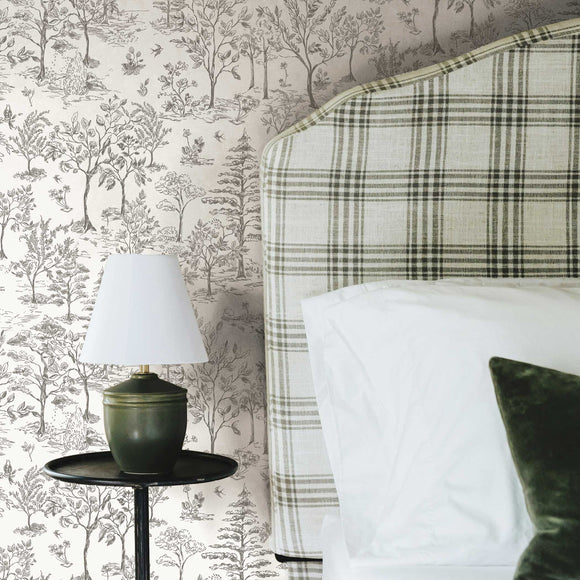 Arbor Toile Peel and Stick Wallpaper
