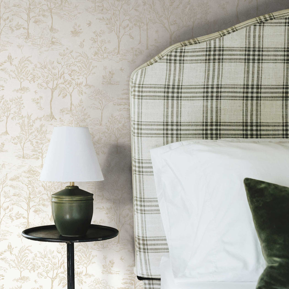 Arbor Toile Peel and Stick Wallpaper