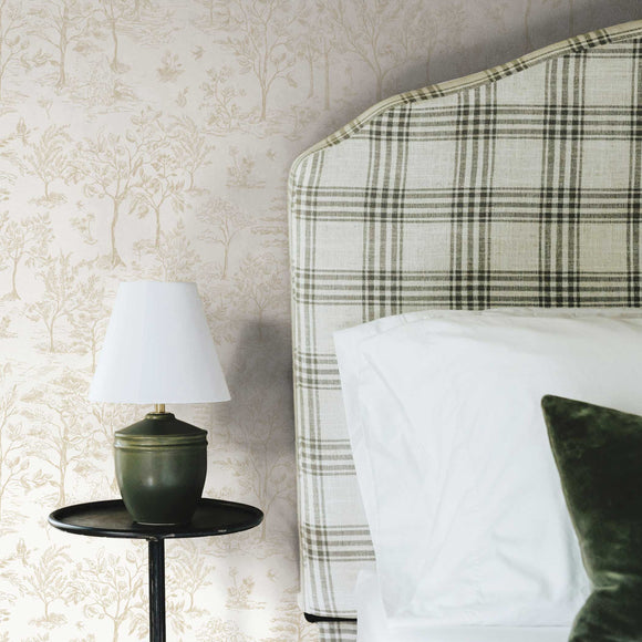 Arbor Toile Peel and Stick Wallpaper