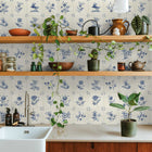 Azulejo Tile Textured Peel and Stick Wallpaper