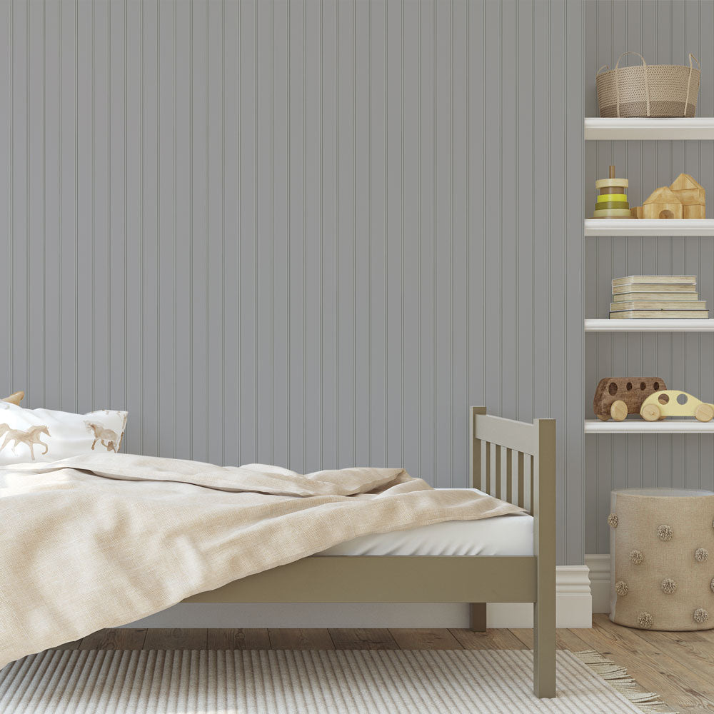 Beadboard Peel and Stick Wallpaper