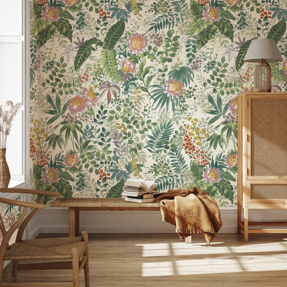 Beverly Floral Mural Peel and Stick Wallpaper