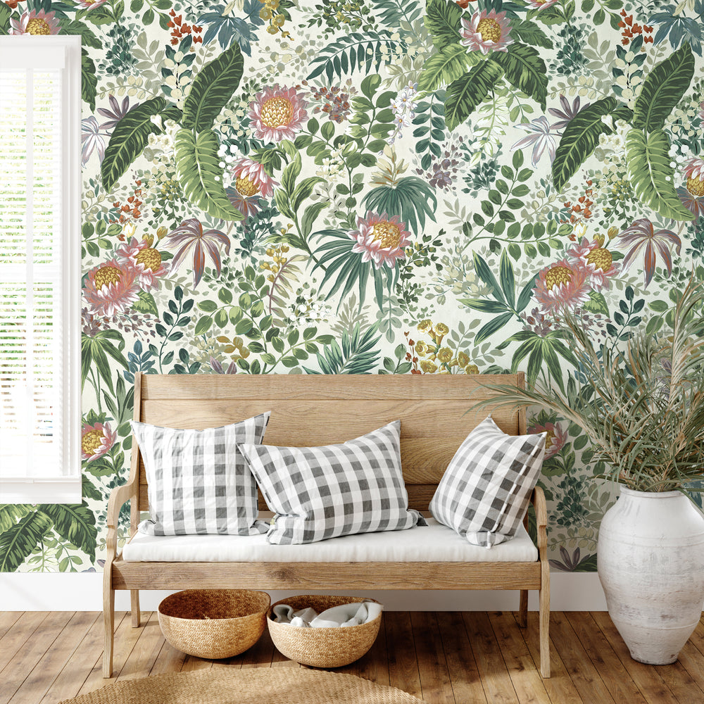 Beverly Floral Mural Peel and Stick Wallpaper