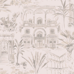 Boulevard Toile Unpasted Wallpaper