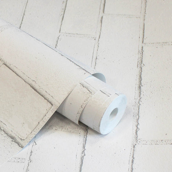 Brick 5.5 yds. Peel and Stick Wallpaper