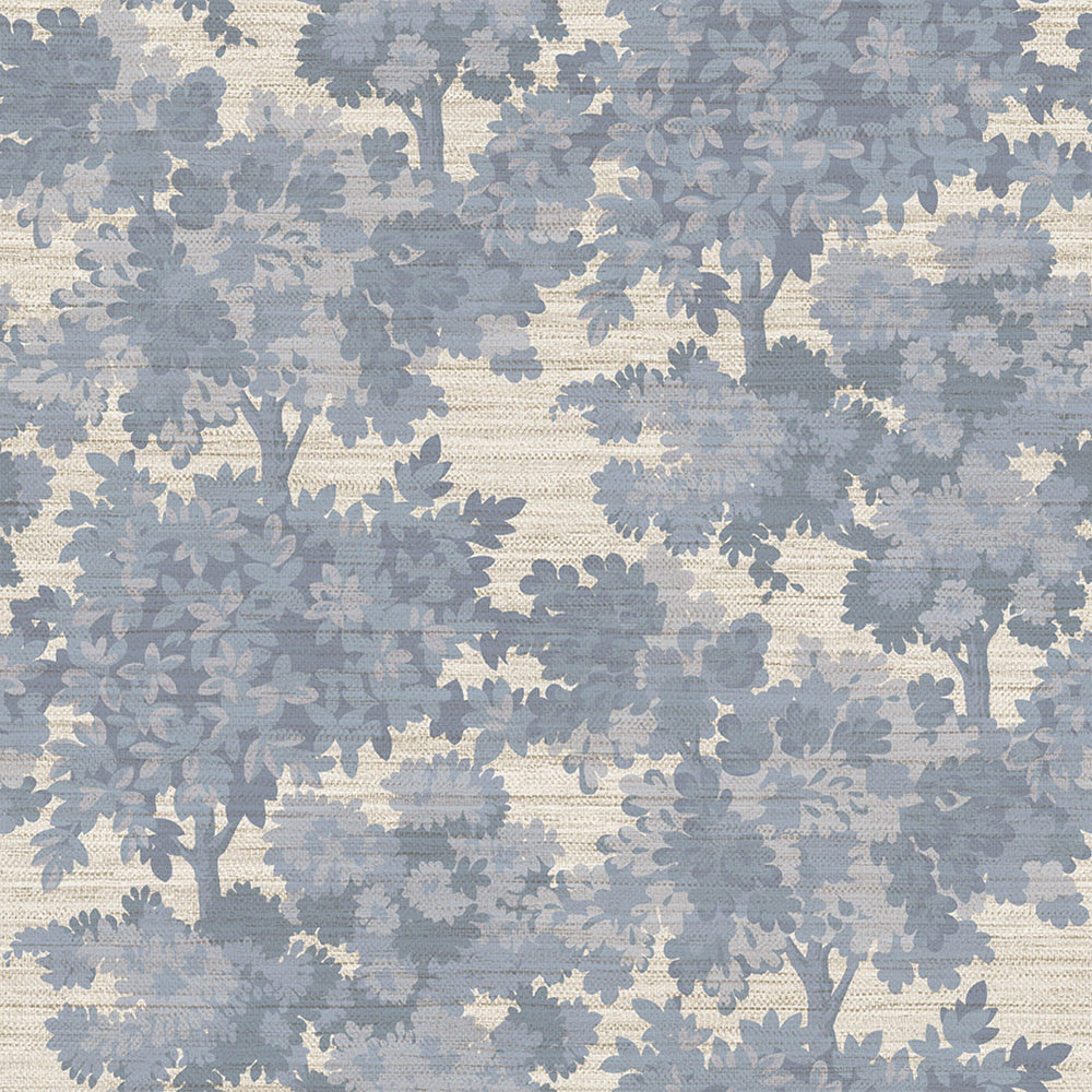 Canopy Toile Faux Grasscloth Peel and Stick Wallpaper Sample Swatch