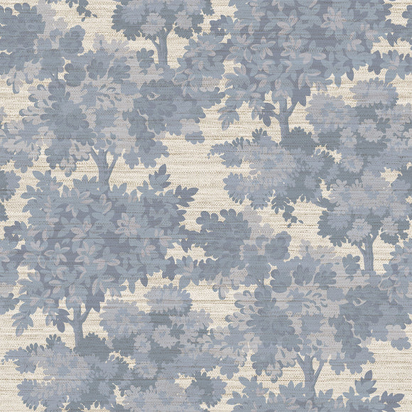 Canopy Toile Faux Grasscloth Peel and Stick Wallpaper Sample Swatch
