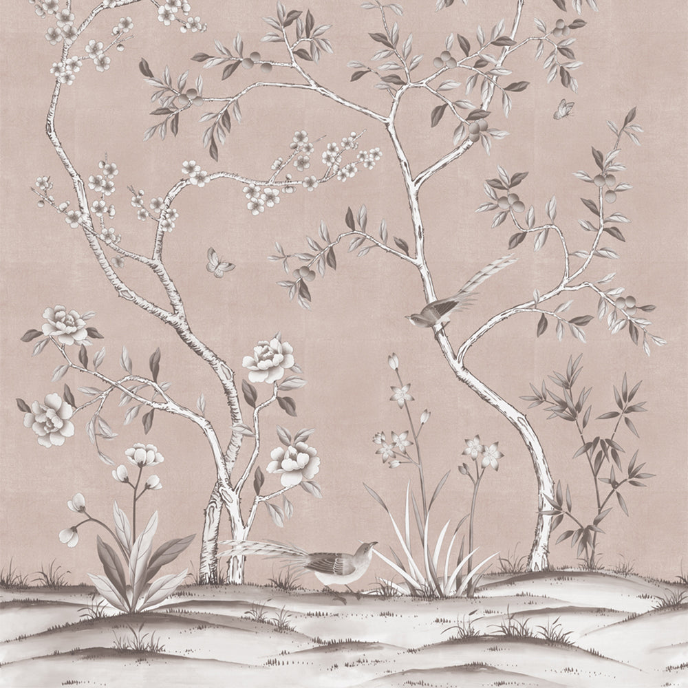 Chinoiserie Mural Peel and Stick Wallpaper