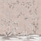 Chinoiserie Mural Wallpaper Sample Swatch  option Garden Metallic Blush Sample