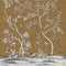Chinoiserie Mural Wallpaper Sample Swatch  option Garden Metallic Gold Sample