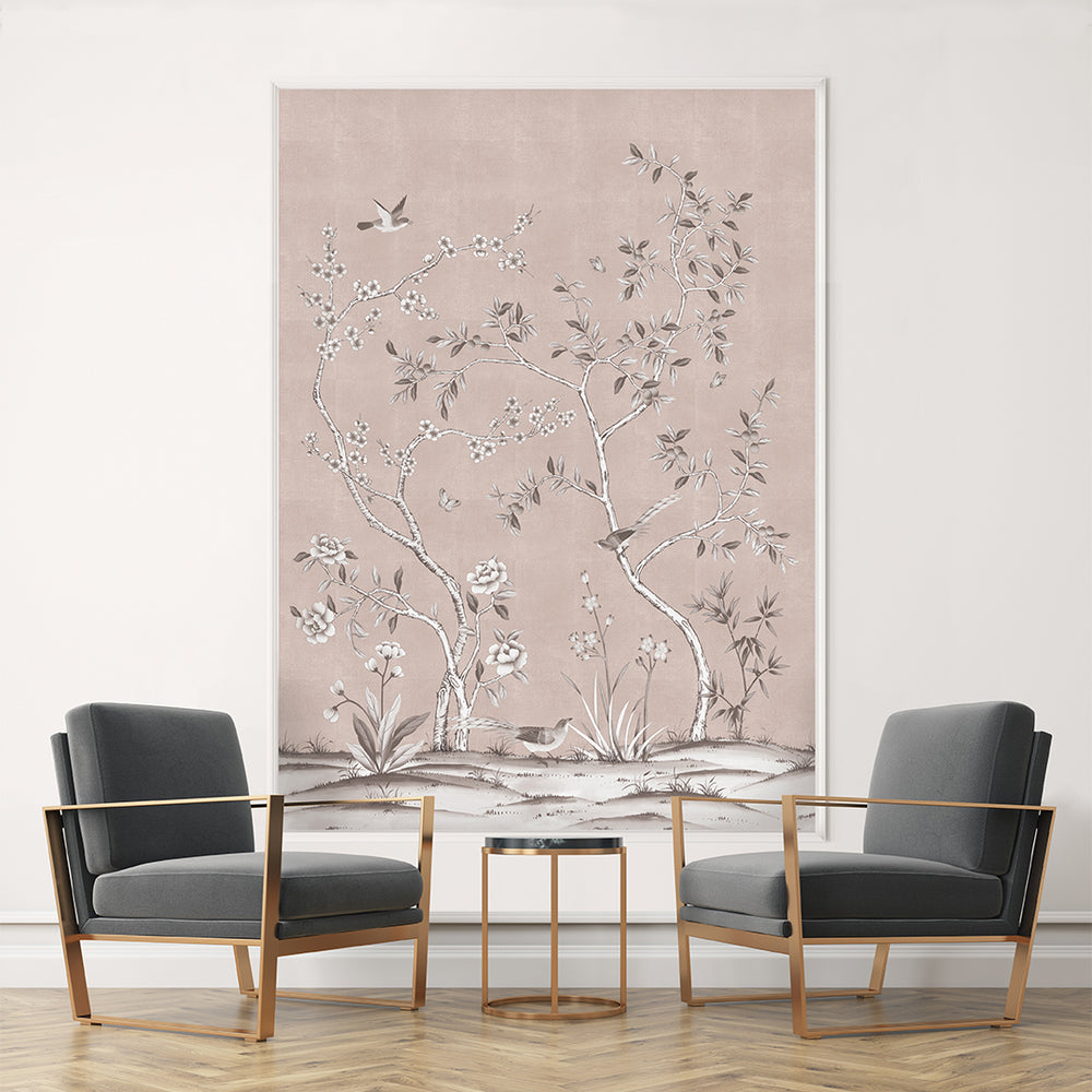 Chinoiserie Mural Peel and Stick Wallpaper