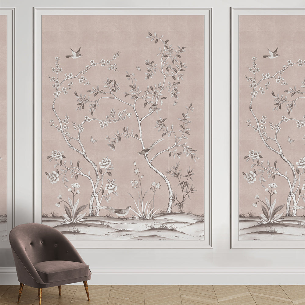 Chinoiserie Mural Peel and Stick Wallpaper