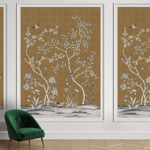 Chinoiserie Mural Peel and Stick Wallpaper
