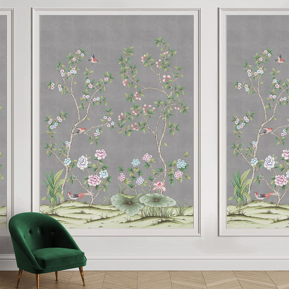 Chinoiserie Mural Peel and Stick Wallpaper