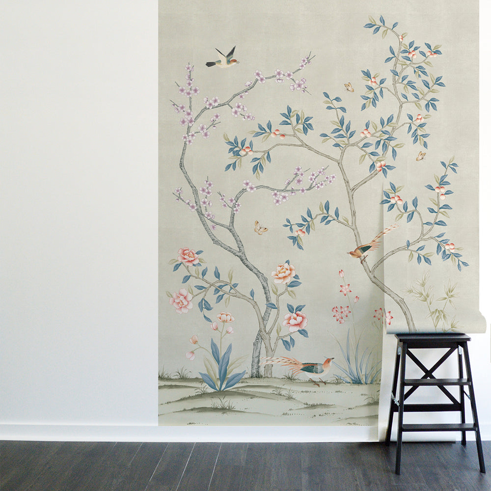 Chinoiserie Mural Peel and Stick Wallpaper