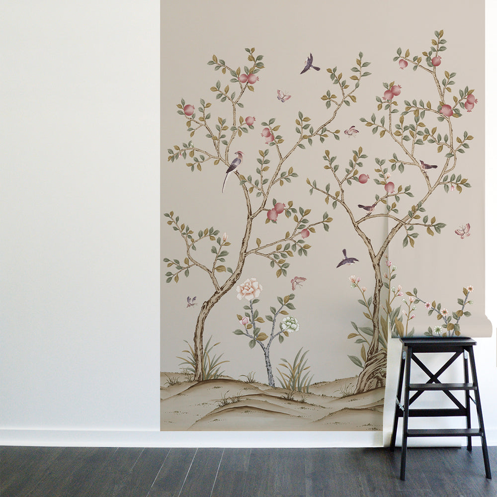 Chinoiserie Mural Peel and Stick Wallpaper