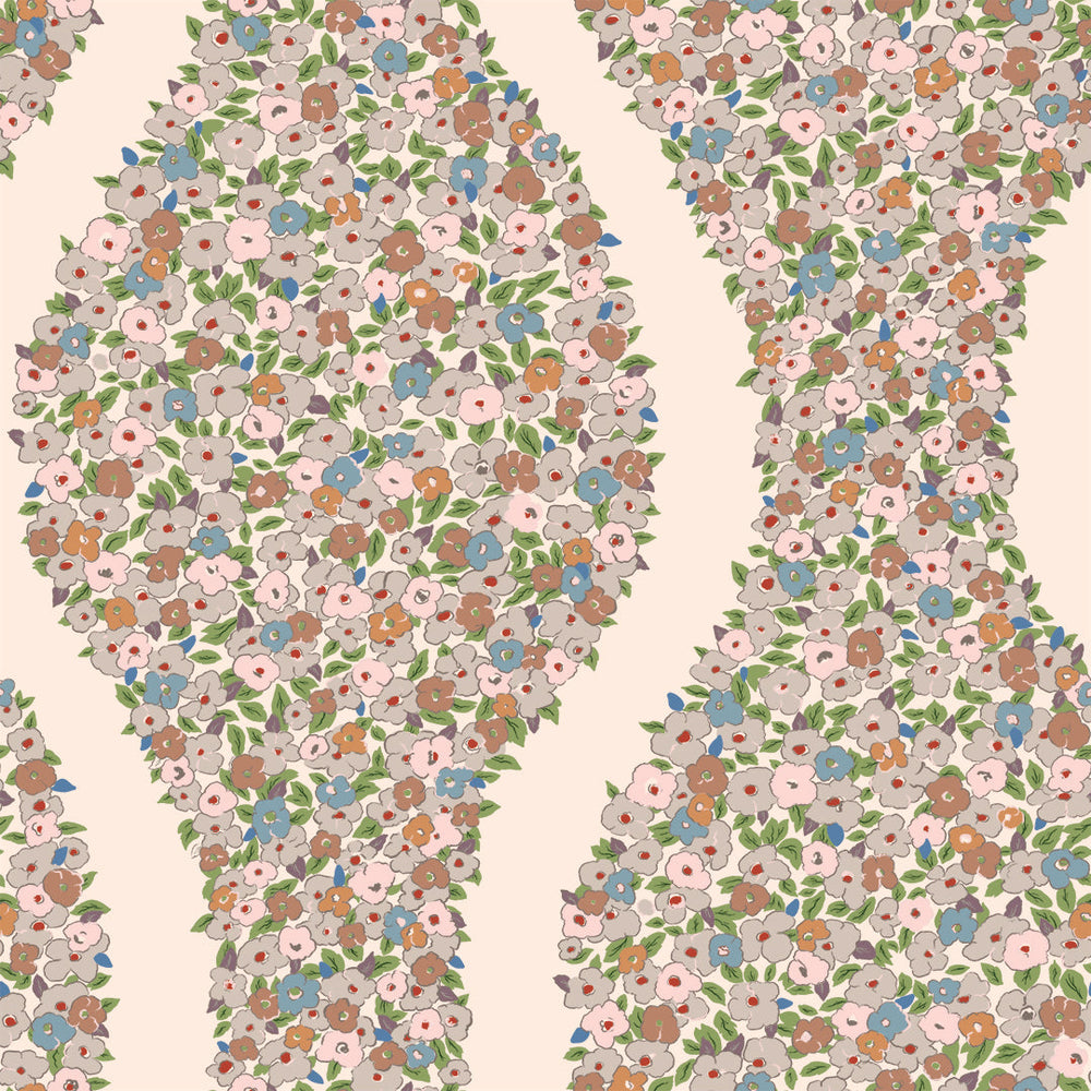 Cosy Posy Peel and Stick Wallpaper Sample Swatch
