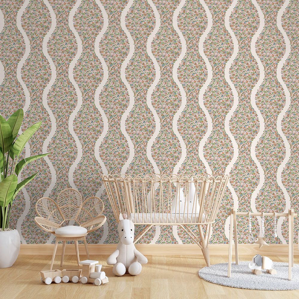 Cosy Posy Peel and Stick Wallpaper