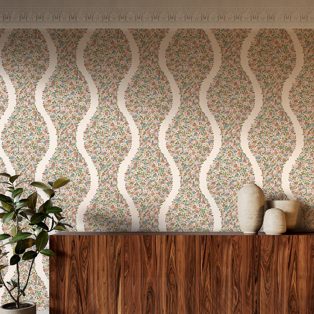 Cosy Posy Peel and Stick Wallpaper