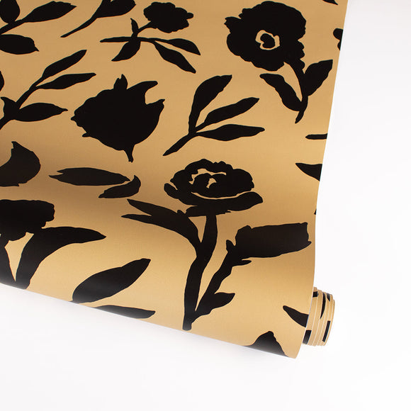 Dancing Pansy Peel and Stick Wallpaper