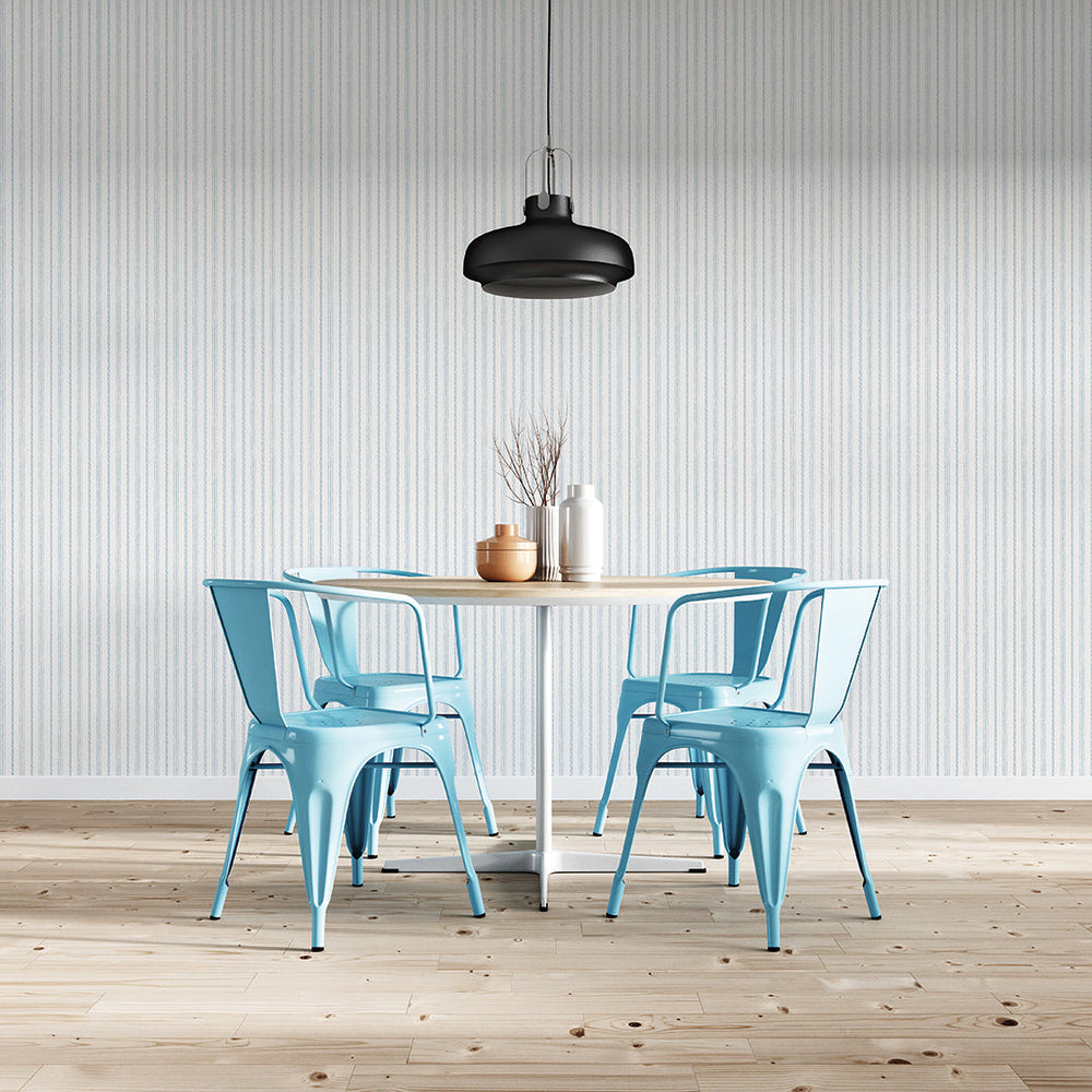 Nautical Stripe Peel and Stick Wallpaper