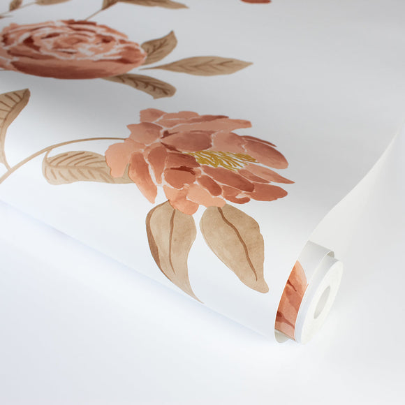 Rambling Rose Peel and Stick Wallpaper