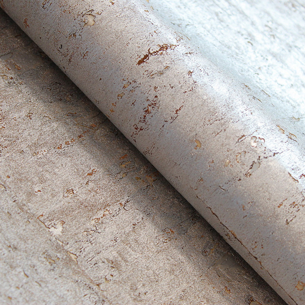 Cork Grasscloth Wallpaper Sample Swatch