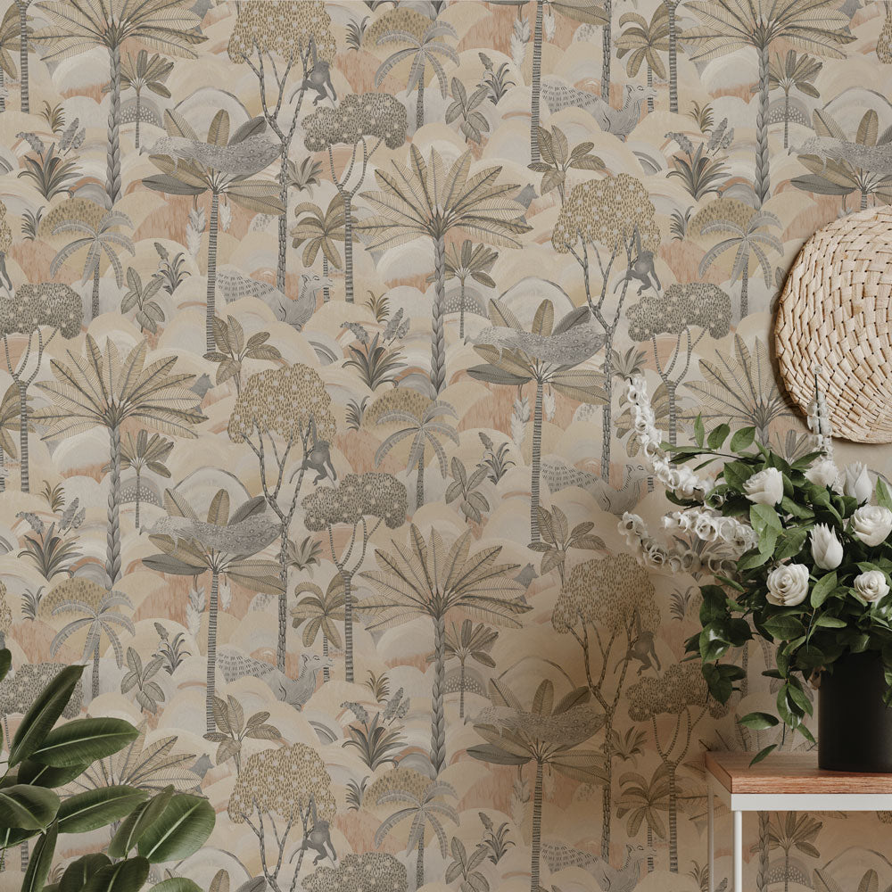 Desert Palm Peel and Stick Wallpaper