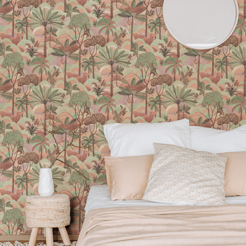 Desert Palm Peel and Stick Wallpaper