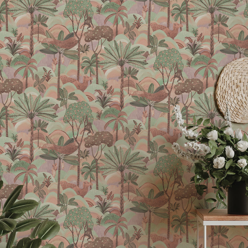 Desert Palm Peel and Stick Wallpaper