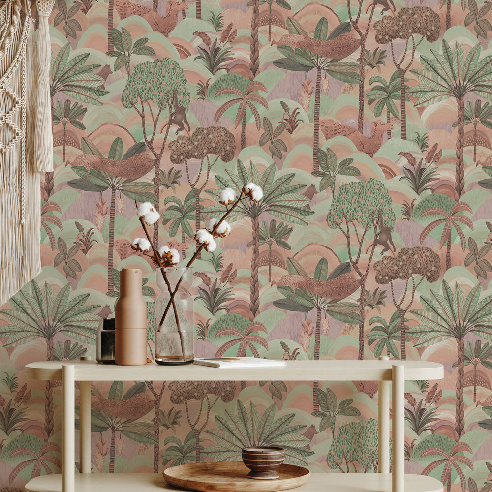 Desert Palm Peel and Stick Wallpaper