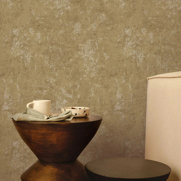 Distressed Gold Leaf Peel and Stick Peel and Stick Wallpaper