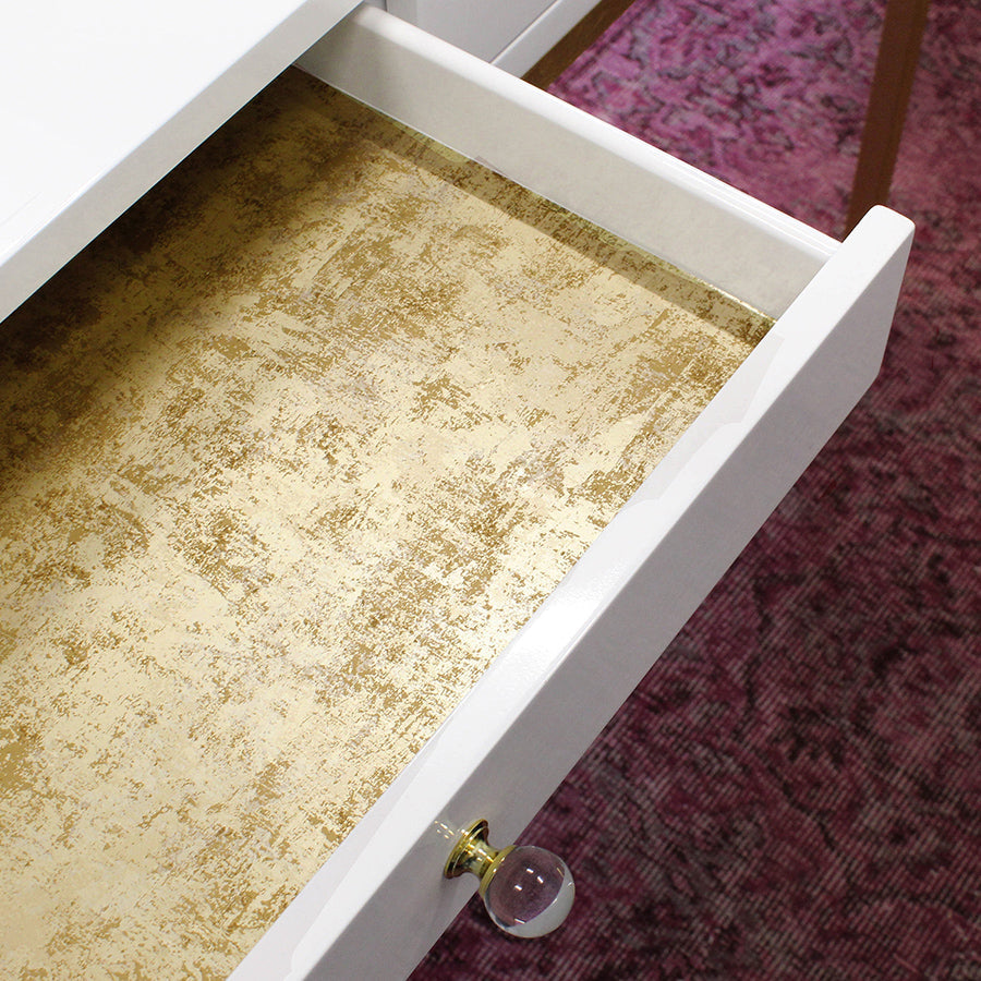Distressed Gold Leaf Peel and Stick Peel and Stick Wallpaper