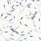 Dragonfly Removable Wallpaper  option French Blue