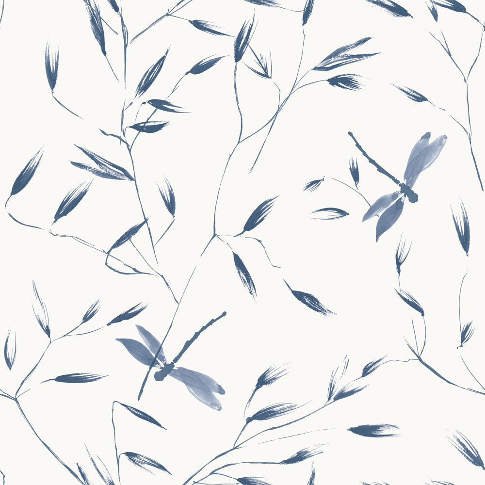Dragonfly Peel and Stick Wallpaper Sample Swatch