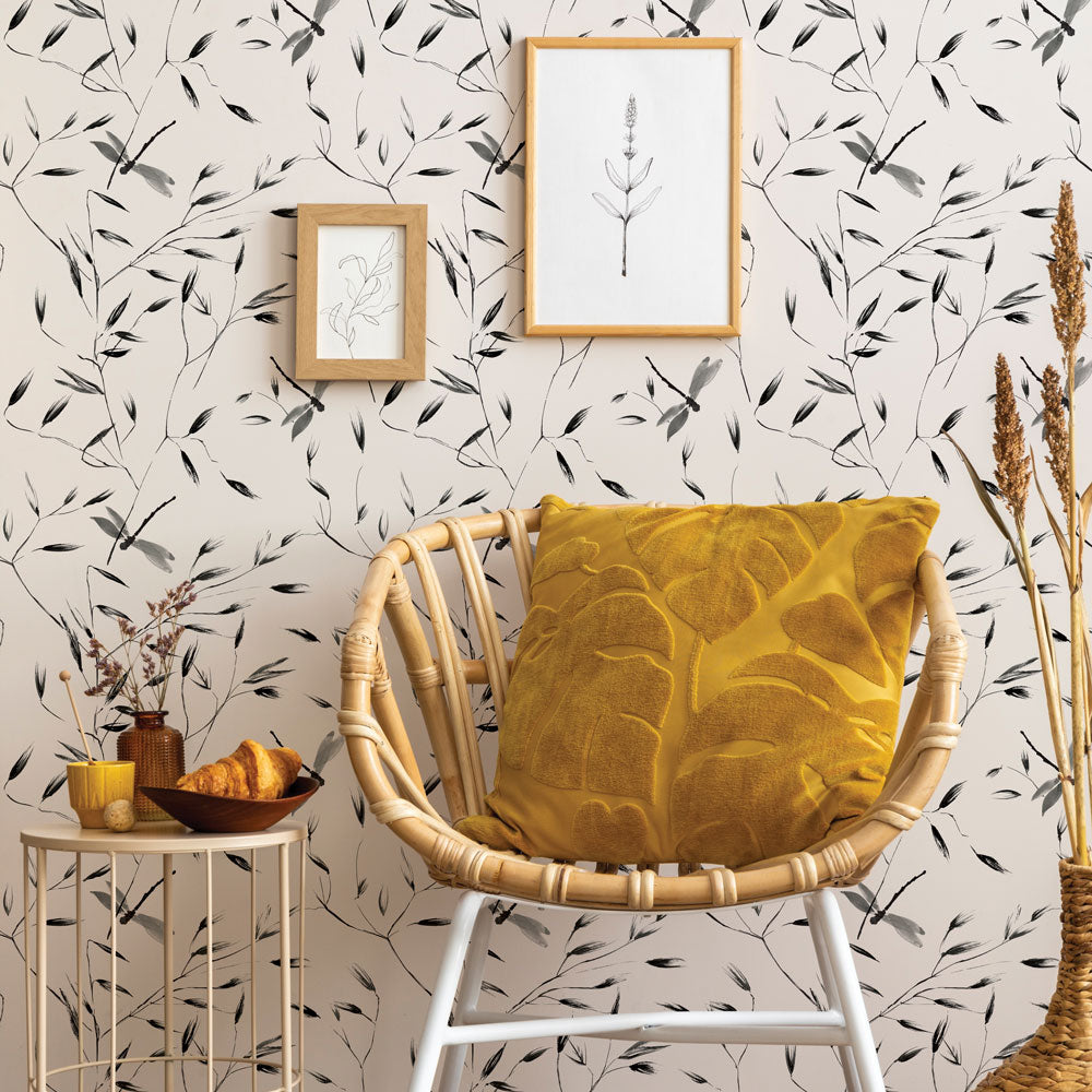 Dragonfly Peel and Stick Wallpaper