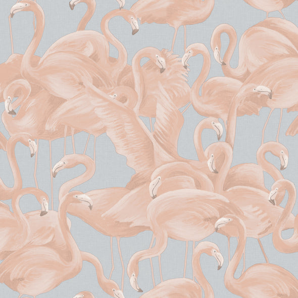Flamingo 5.5 yds. Wallpaper Sample Swatch