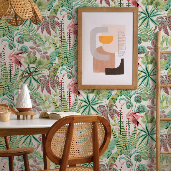 Flamingo Daydream Peel and Stick Wallpaper