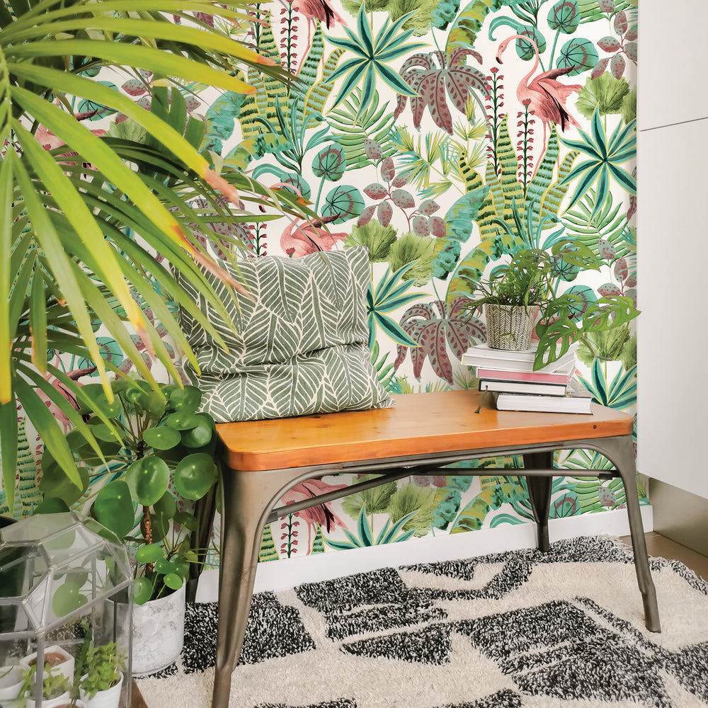 Flamingo Daydream Peel and Stick Wallpaper