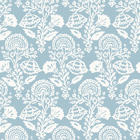 Floral Damask Removable Wallpaper Sample Swatch