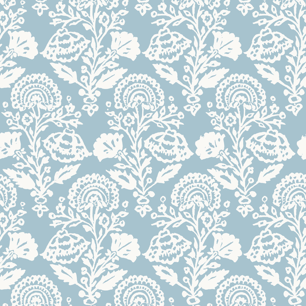 Floral Damask Peel and Stick Wallpaper Sample Swatch