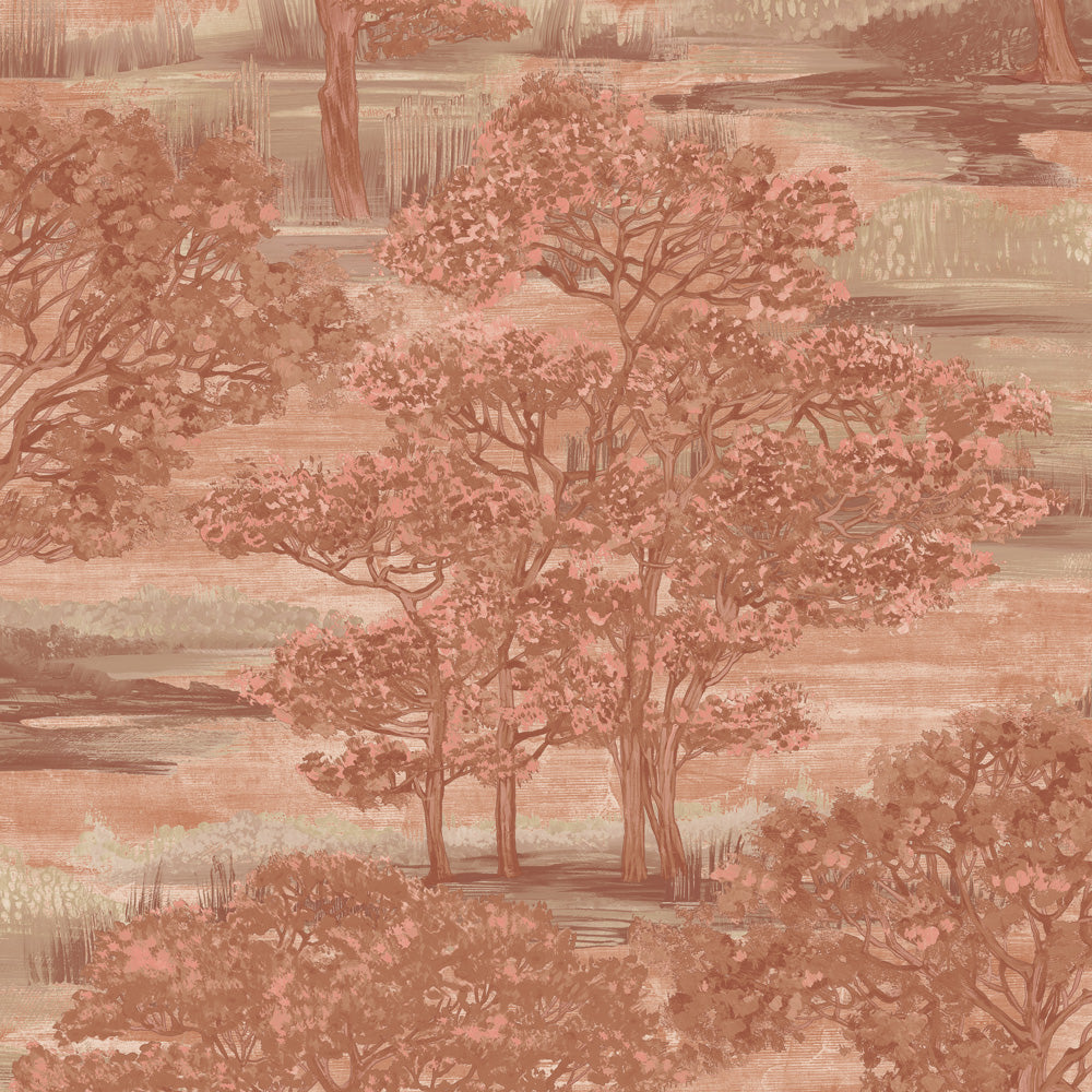 Forest Toile Peel and Stick Wallpaper