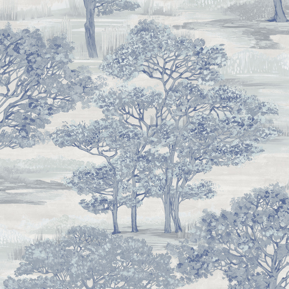 Forest Toile Peel and Stick Wallpaper