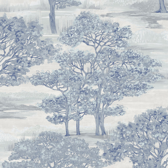 Forest Toile Removable Wallpaper Sample Swatch