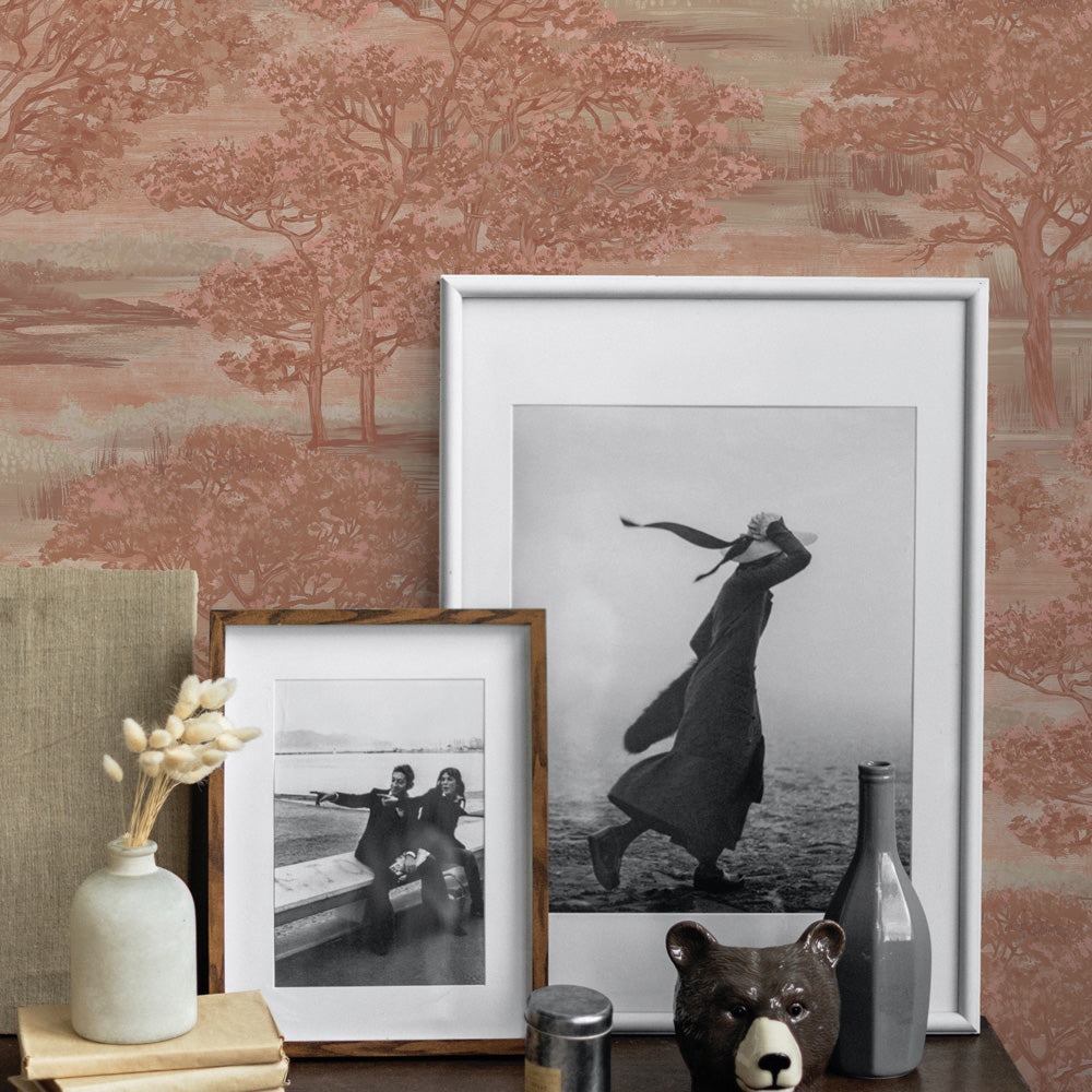 Forest Toile Peel and Stick Wallpaper