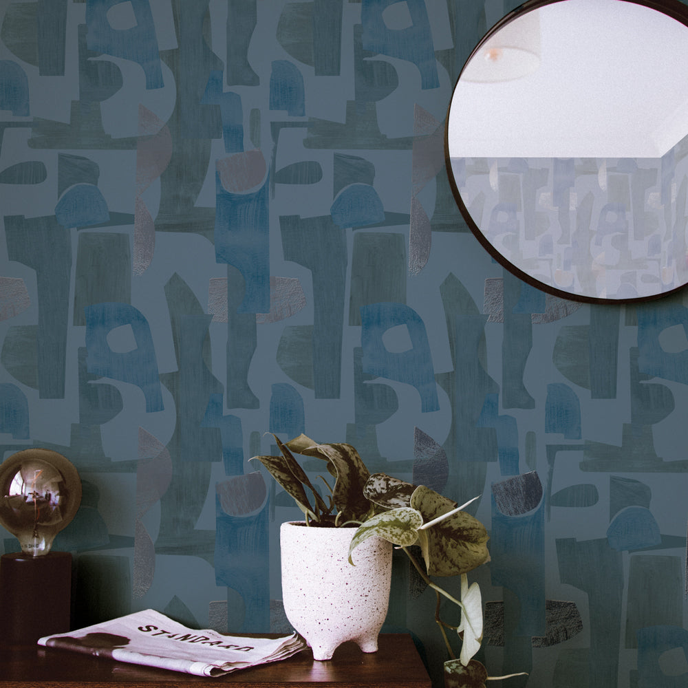 Geo Composition Peel and Stick Wallpaper