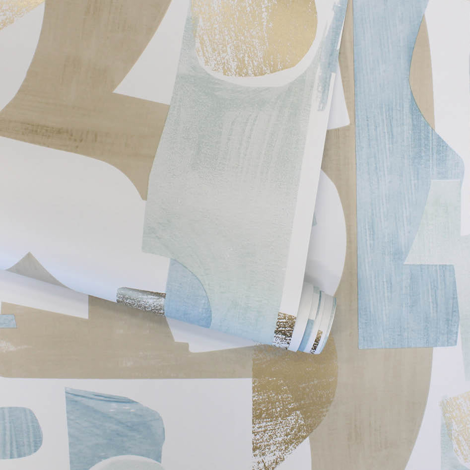 Geo Composition Peel and Stick Wallpaper