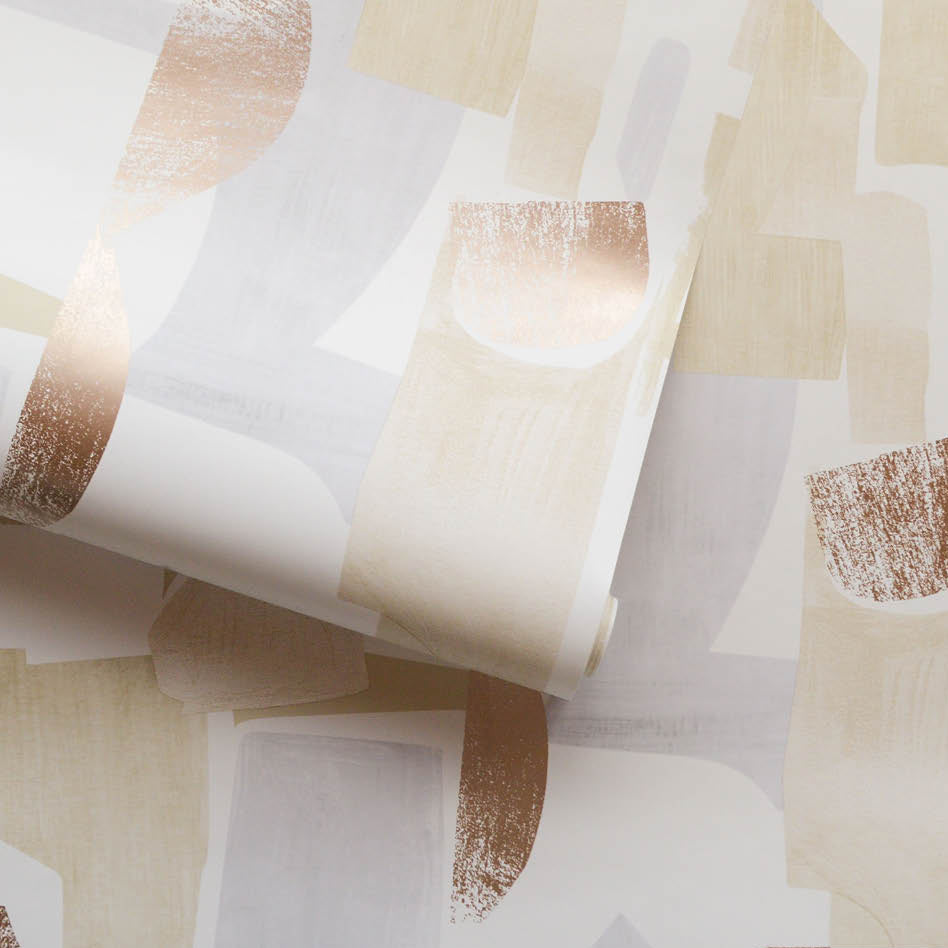 Geo Composition Peel and Stick Wallpaper