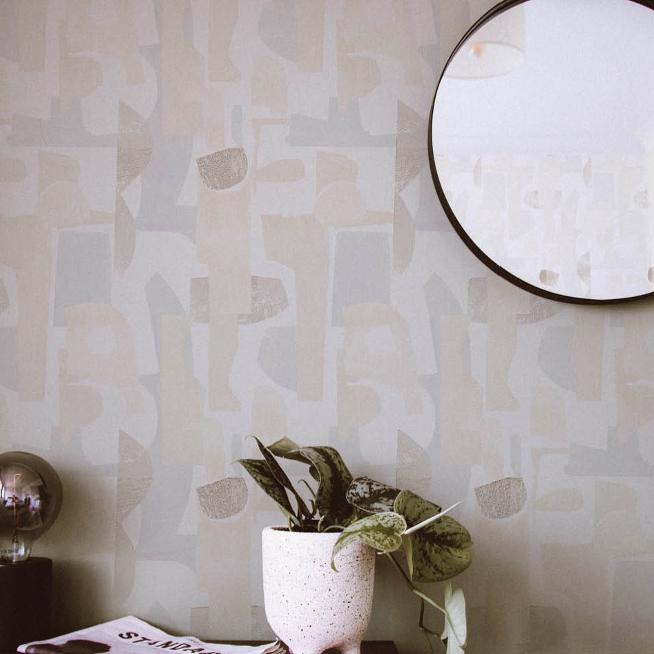 Geo Composition Peel and Stick Wallpaper