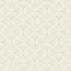 Gilded Scallop Unpasted Wallpaper